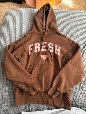 Brown Fresh Love Hoodie